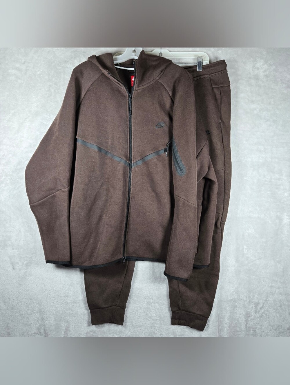 Nike Tech Fleece Windrunner Tracksuit Full Zip 3XL Baroque Brown Joggers 2XL